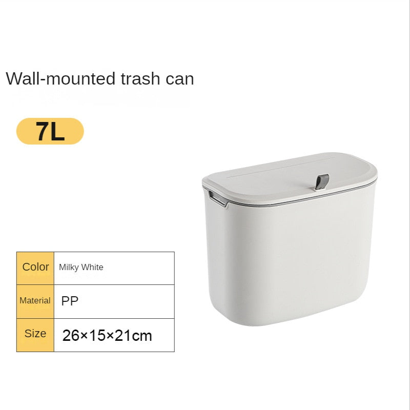 Lixeira Super Clean para Fixação em Armário ou Parede